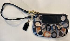 COACH wristlet, wallet, card holder, key holder, pouch
